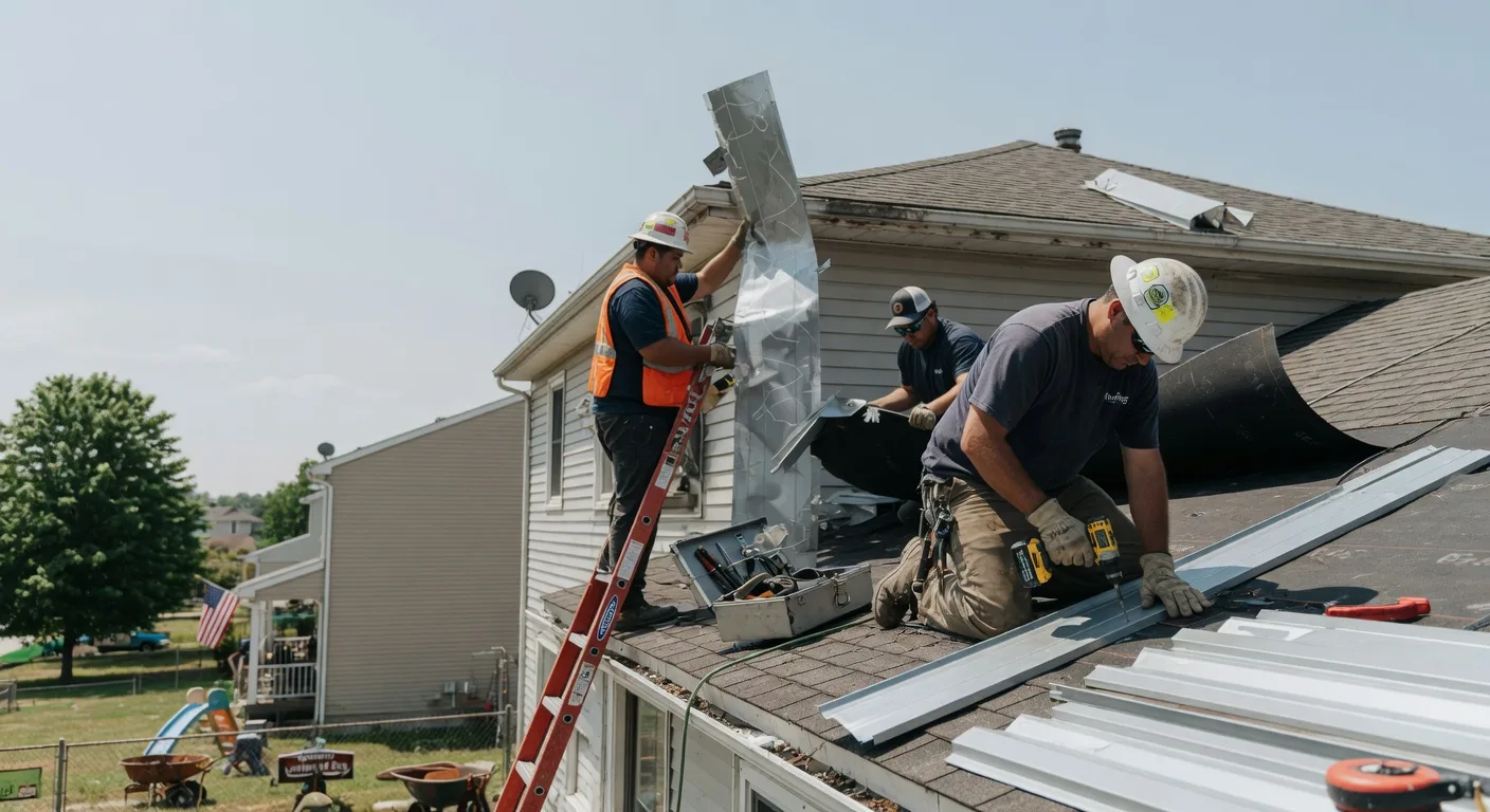Metal Roof Repair in Lewisville, MN